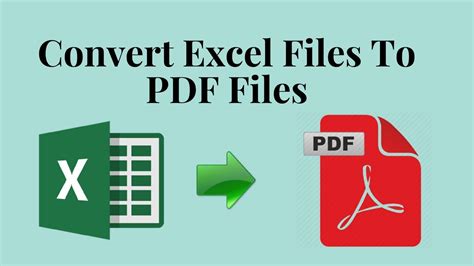 Download Excel To Pdf Converter