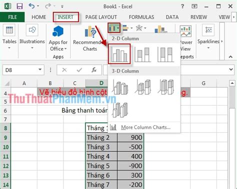 Draw A Bar Graph With Positive And Negative Values In Excel Tipsmake Com