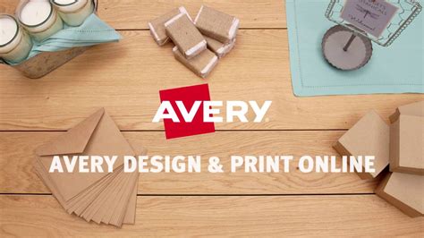 Easily Personalize And Print Avery Products With Free Avery Design Amp Print Online Youtube