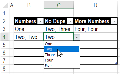 Excel Data Validation Drop Down Select Multiple Items