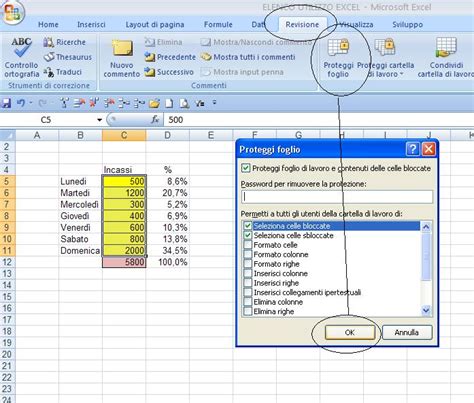 Excel Easy Excel Facile Come Proteggere Una Sola Parte Del Foglio Excel