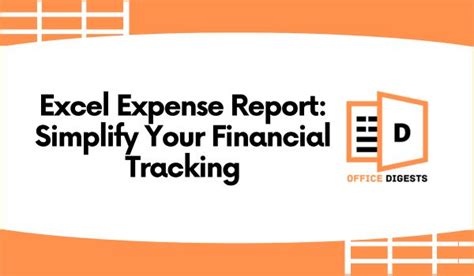 Excel Expense Report Simplify Your Financial Tracking 2023