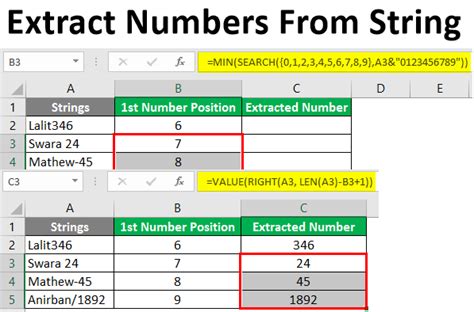 Excel Extract Number From Text String Ablebits Com