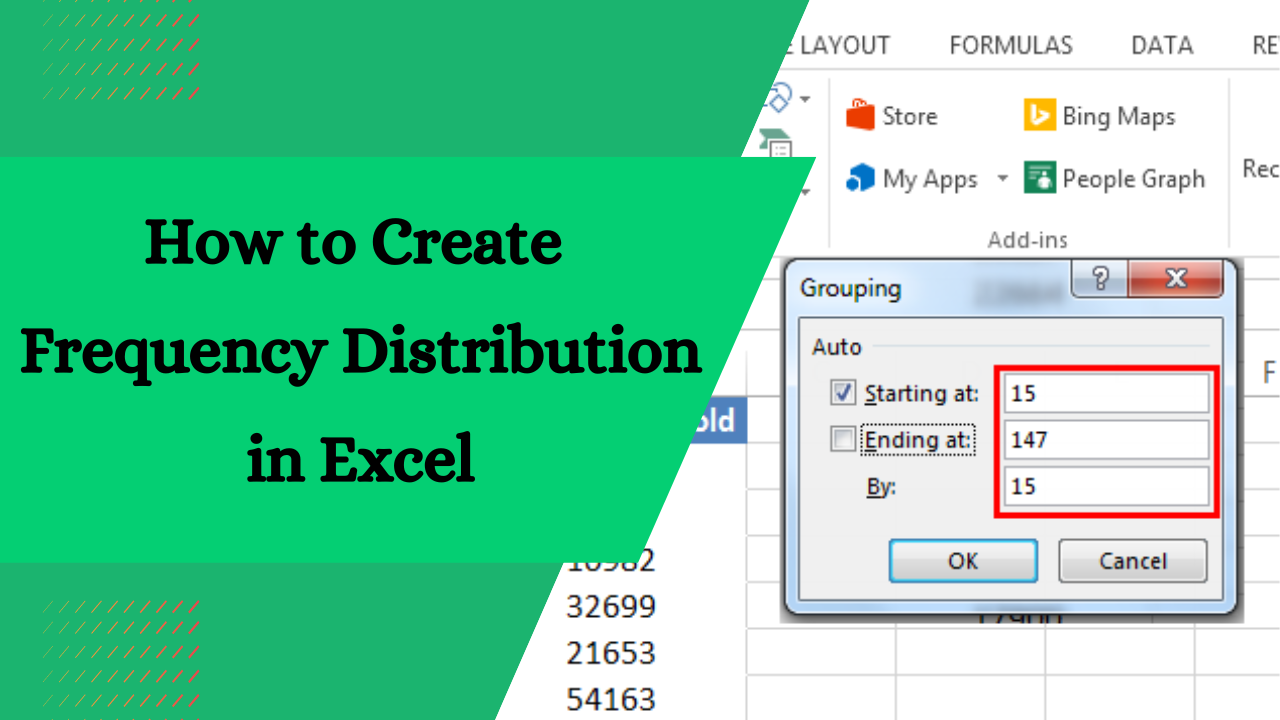 Excel Frequency Distribution Formula Examples How To Create