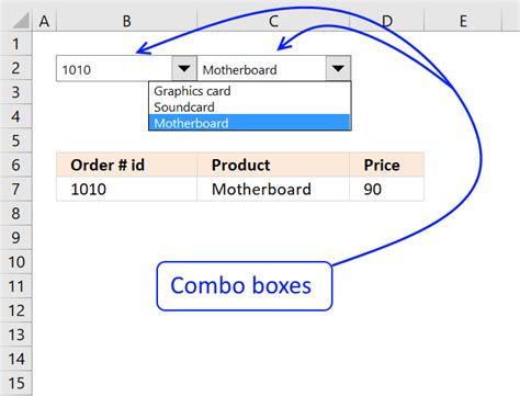 Excel Get Activex Combobox Value For Cell Moplagadgets