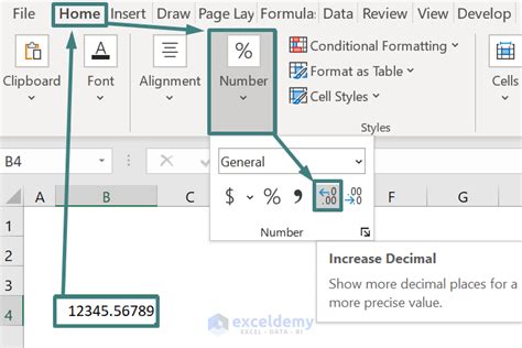 Excel How To Change Decimal Places Number Formatting Doovi