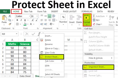 Excel Lock Worksheets