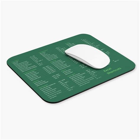 Excel Mouse Pad Excel Shortcut Mousepad Accountant Office Etsy