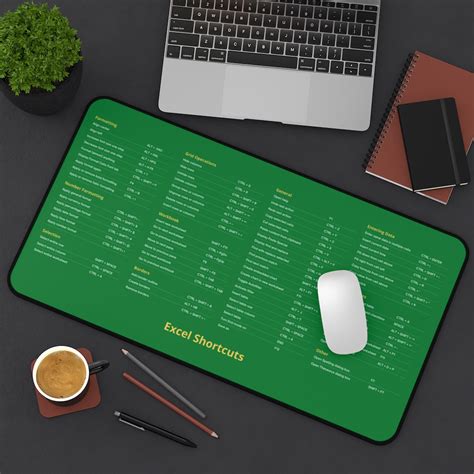 Excel Shortcut Mouse Pad Etsy Australia