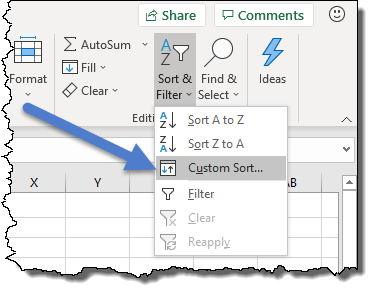 Excel Sort By Value Color Icon Own List How To Unsort Xelplus