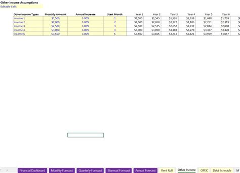 Excel Template 1000 Unit Rent Roll Template Excel Template Xlsx Flevy