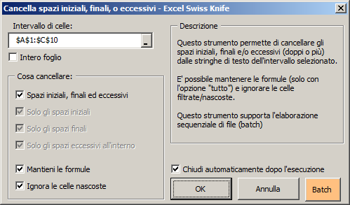 5 Modi Per Togliere Spazi Finali In Excel