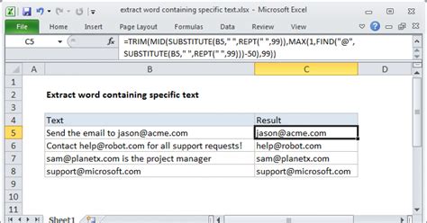 Excel Tutorial Extract Text Or Number By Specific Position