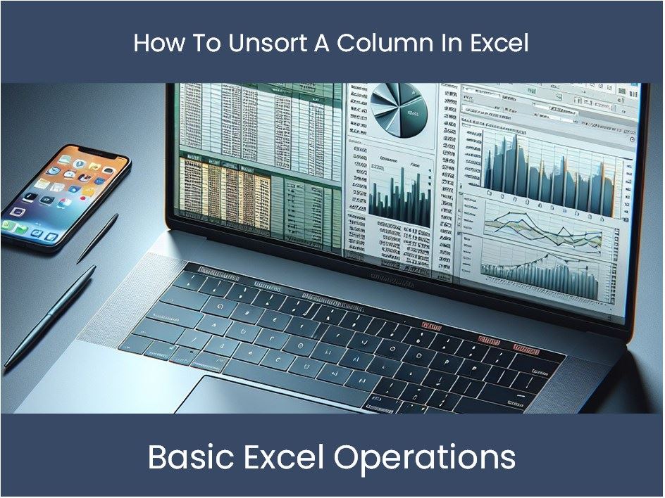 Excel Tutorial How To Unsort A Column In Excel Excel Dashboards Com