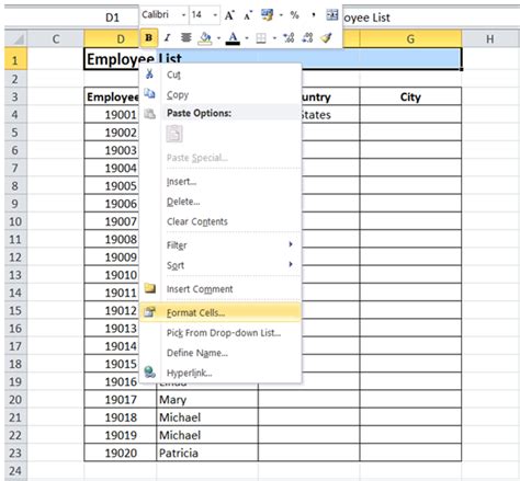 Excelmadeeasy Title Appear In Center Without Merging Cells In Excel