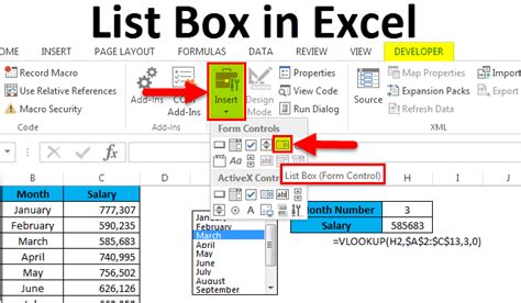 Excelmadeeasy Vba Setup List Box In Excel