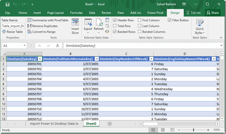 Exporting Data From Power Bi Desktop To Excel And Csv Part 1 Copy Paste And Dax Studio Methods Bi Insight