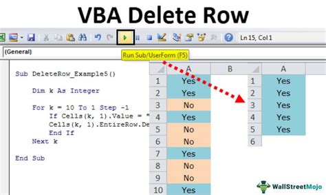 Find And Delete Rows In Excel Vba Printable Templates Free