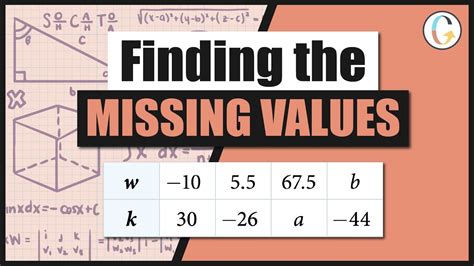 Find The Missing Values