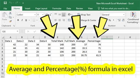 Finding Average Of Percentages 3 Or Multiple In Excel