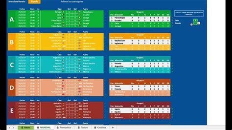 Formato Excel Quiniela Mundial 2022 Images And Photos Finder