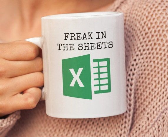 Freak In The Sheets Spreadsheet Mug Funny Accountant Mug Account