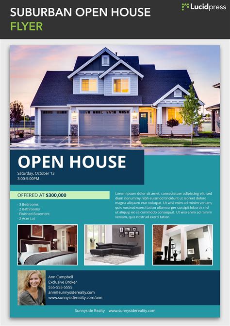 Free Open House Templates For Real Estate Of 13 Real Estate Flyer Templates Excel Pdf Formats