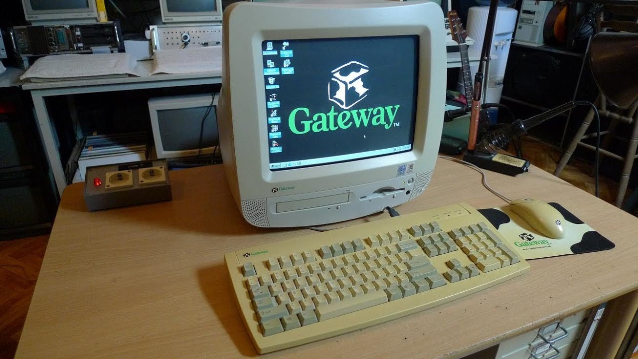 Gateway Astro 800 All In One Pc From 1999 Youtube