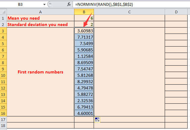 Generate Random Number With Mean And Standard Deviation In Excel