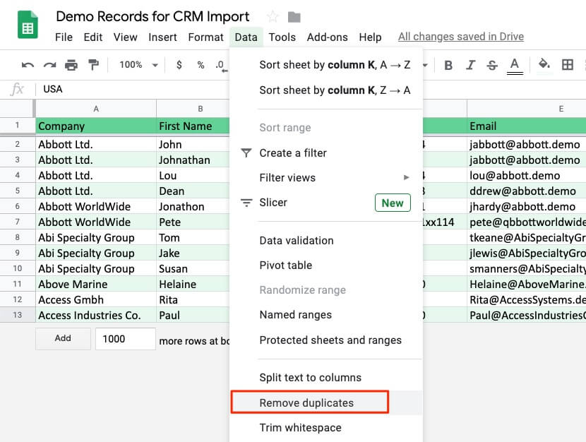 Google Sheets How To Filter Remove Duplicates Using Formulas