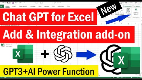 Gpt For Excel How To Integrate And Use Chat Gpt In Excel Ai In