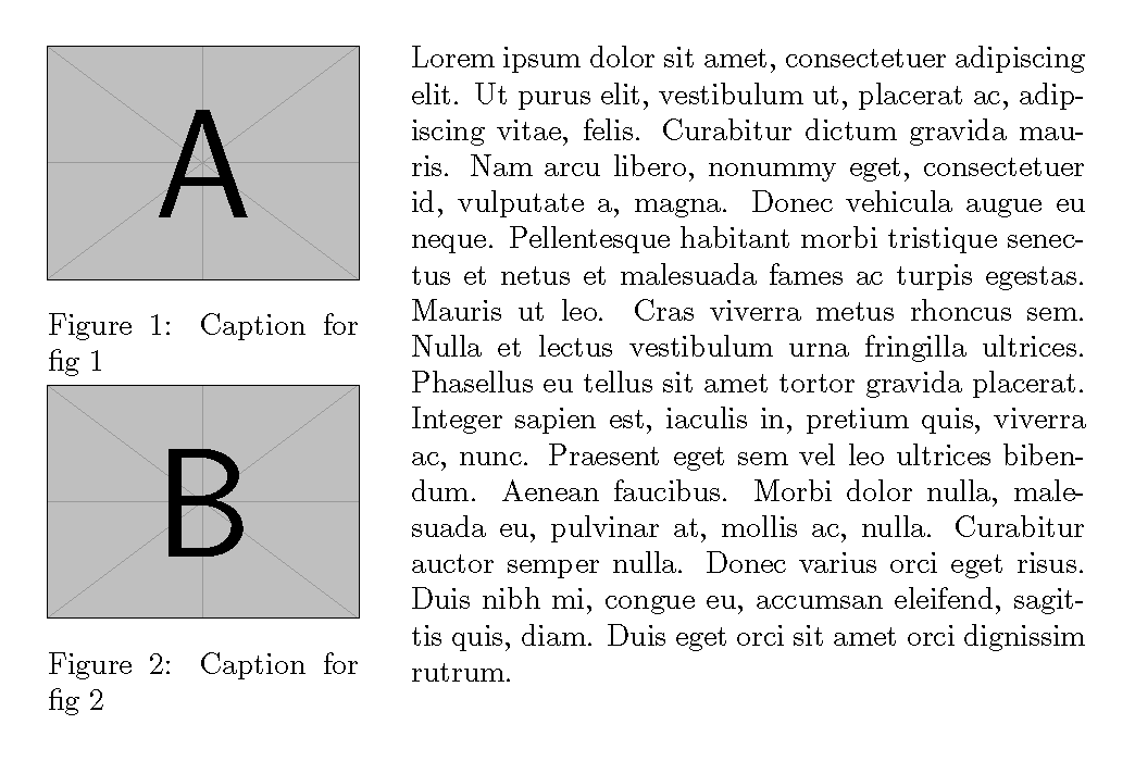 Graphics Text Is Superimposed On Figure With Minipage Tex Latex