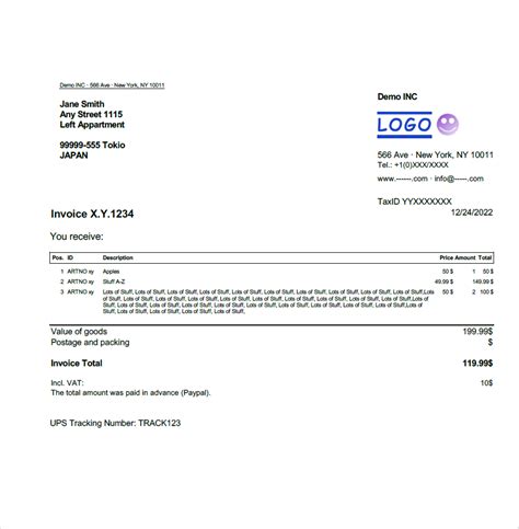 Hissenit Invoicecreator Create Pdf Invoices From Csv Excel