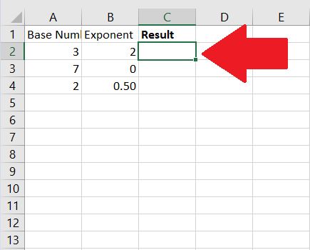 Exponents in Excel Made Easy