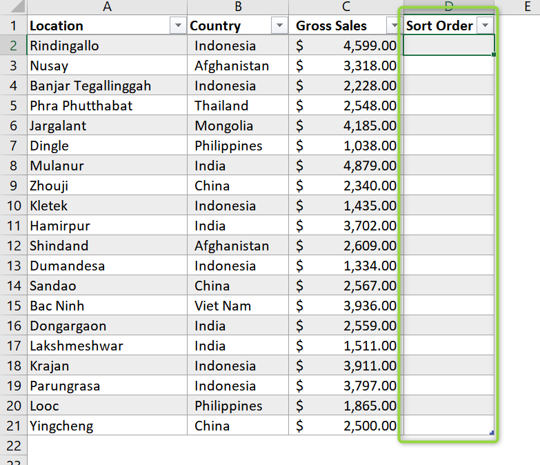 5 Ways Unsort Excel