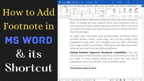 How To Add A Footnote In Ms Word And Its Shortcut Mac Windows Web