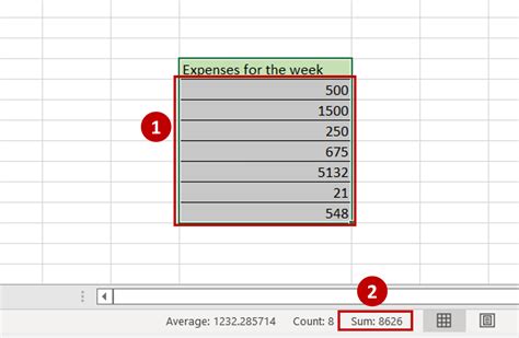 How To Add A List Of Numbers In Excel Spreadcheaters