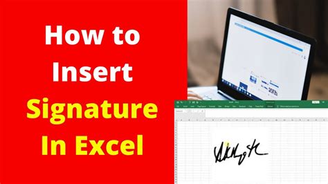 How To Add A Signature In Excel A Comprehensive Guide