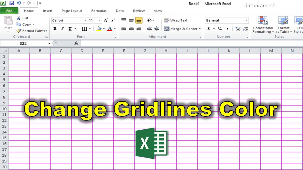 How To Add And Change Gridlines In Your Excel 2013 Chart Youtube