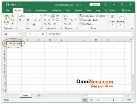 How To Add Current Date In Excel