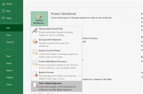 How To Add Digital Signatures To Your Excel Files Digital Signature