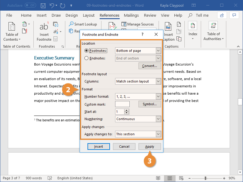 How To Add Footnote For 1 Page Olporaz