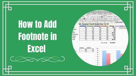 How To Add Footnote To Chart In Excel Urlgawer