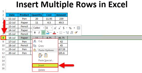 How To Add Multiple Rows In Excel Sasevil