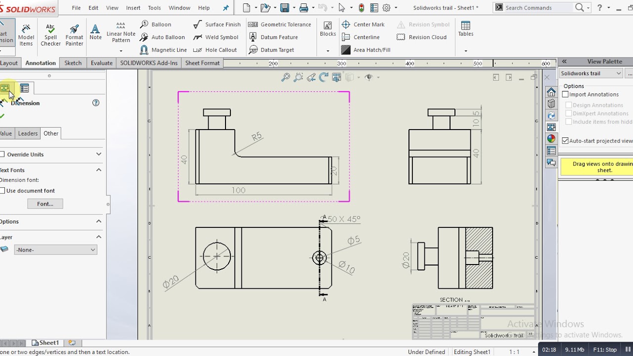 How To Add Tolerances To Pieces In Solidworks A Simpler Solution Youtube