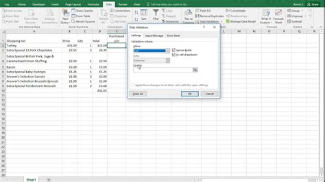 Add Yes No Dropdown In Excel