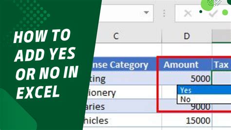 How To Add Yes Or No In Excel Spreadcheaters