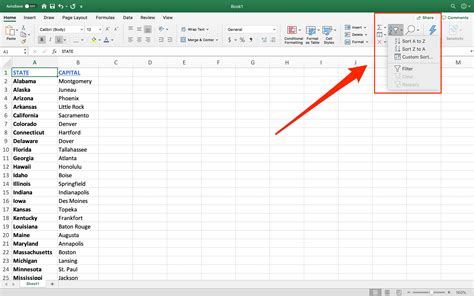 How To Alphabetize Data In An Excel Spreadsheet By Column Or Row And By Using Shortcuts