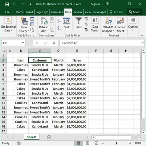 How To Alphabetize In Excel Complete Guide 2021