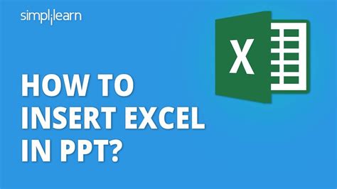 How To Attach An Excel File In Powerpoint Youtube